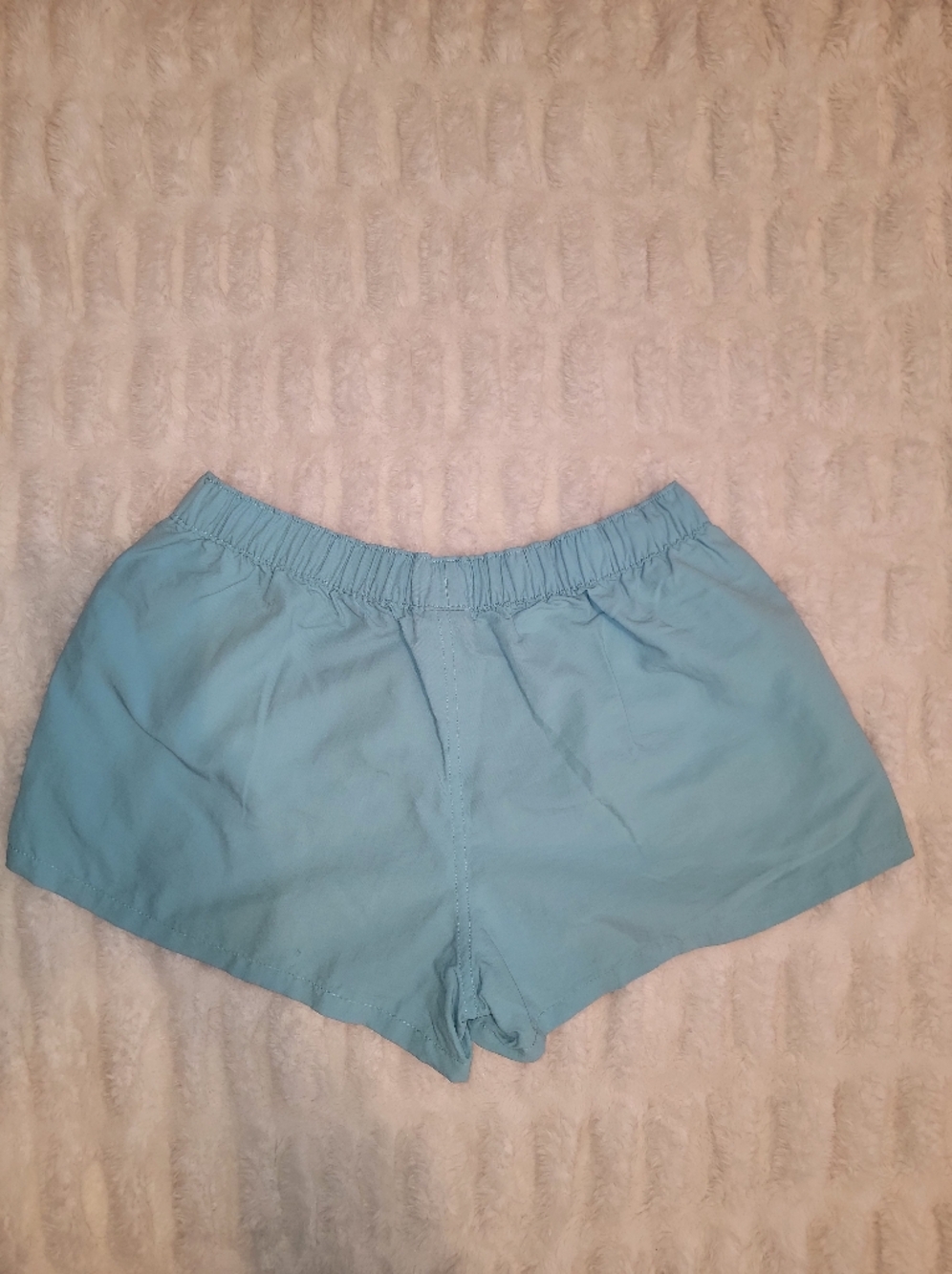 Patagonia Light Blue Women's Athletic Elastic-Waist Shorts - Picture 2 of 9